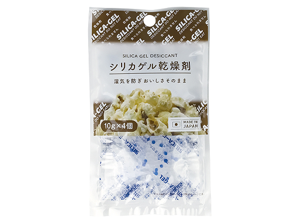 シリカゲル乾燥剤　10ｇ×4Ｐ